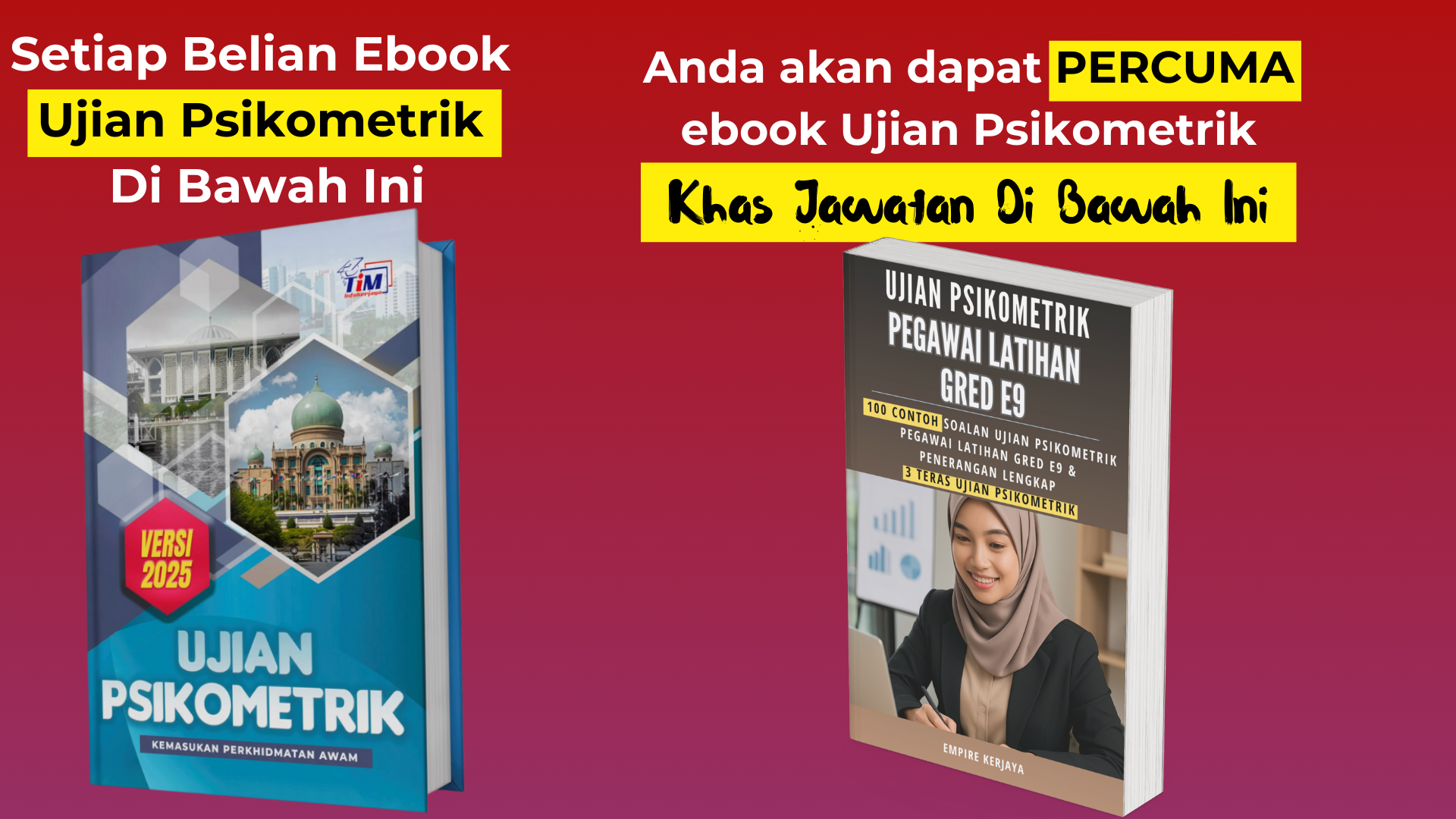 Ujian Psikometrik Pegawai Latihan Gred E9 2
