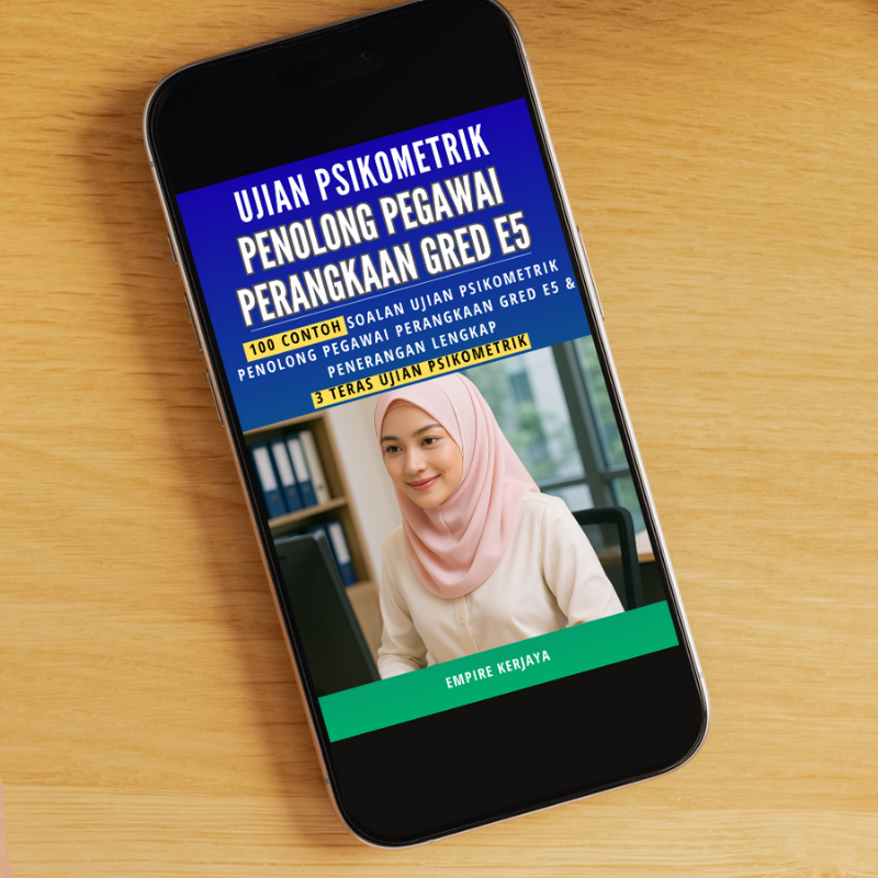 Ujian Psikometrik Penolong Pegawai Perangkaan Gred E5 3