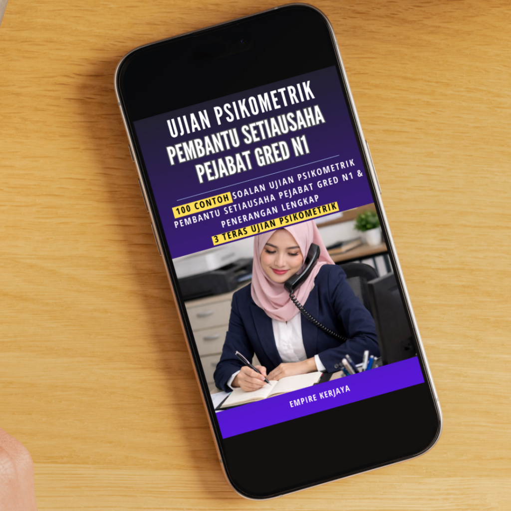 Ujian Psikometrik Pembantu Setiausaha Pejabat Gred N1 3