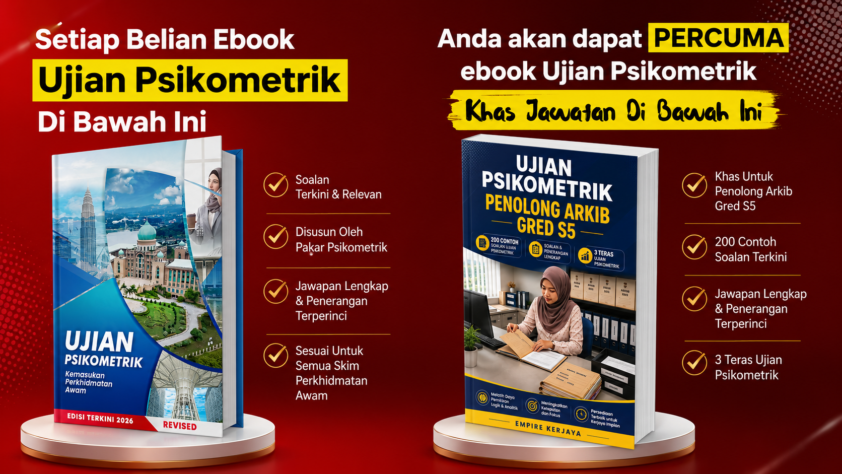 Ujian Psikometrik Penolong Pegawai Arkib Gred S5 2